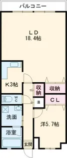 ハウステンボスヒルズIII【7階】の間取り