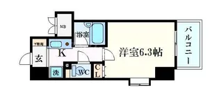 ベラジオ四条堀川【9階】の間取り