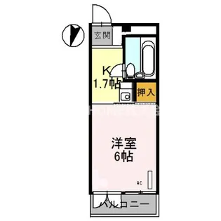 プチマンションむるぶ【4階】の間取り