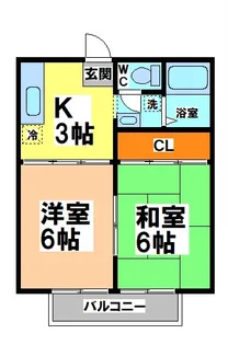 パトラハウス小金井【1階】の間取り