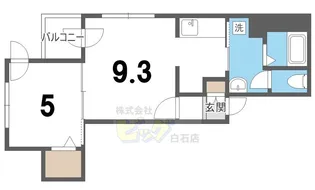 1LDKの間取り画像