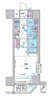 ジェノヴィア麻布十番グリーンヴェール【3階】の間取り