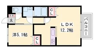 レオントポディウムII番館【1階】の間取り