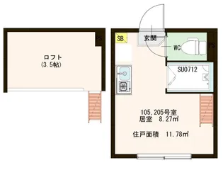 東京都豊島区上池袋2【アパート】の間取り