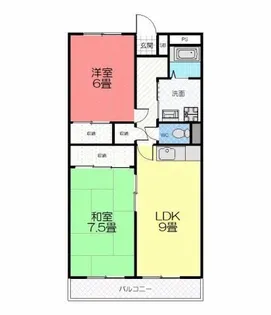 ベルコスモス【3階】の間取り