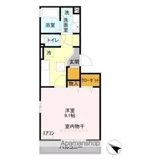 カーサリリオ【1階】の間取り