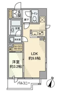 東京都千代田区神田神保町2【マンション】の間取り
