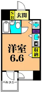 東京都品川区東大井5【マンション】の間取り