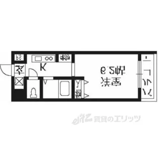 レジデンス西陣【5階】の間取り
