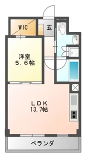 VENUSTA御舟(ヴェヌスタミフネ)【2階】の間取り