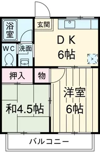 第3広田モンドハイツ【1階】の間取り