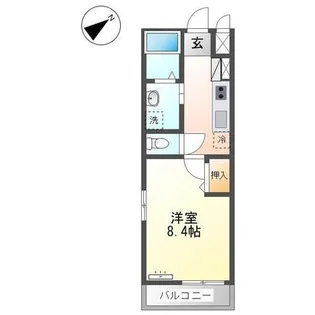 ユーロピュア彩【2階】の間取り