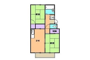プレジール千代田【2階】の間取り