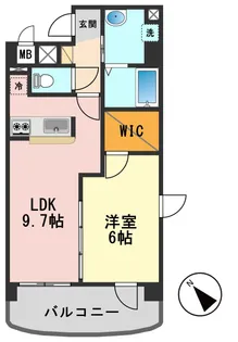 東京都江戸川区中央4【マンション】の間取り