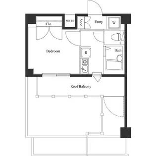 ヴェルト杉並サウスヒル【4階】の間取り