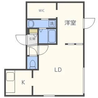 北海道札幌市中央区南九条西7【マンション】の間取り