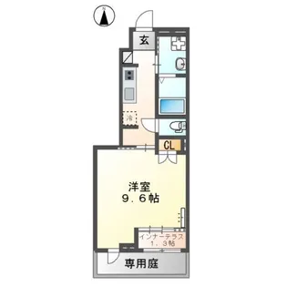 Charlotte H【1階】の間取り