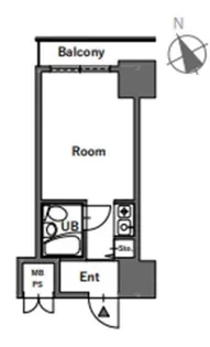 1Kの間取り画像