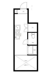 サークルハウス新中野壱番館【1階】の間取り