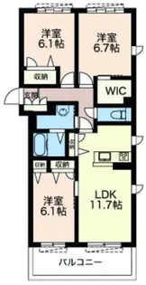 Shamaison シアンフィデール【2階】の間取り
