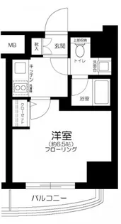 コンシェリア芝公園D’s【12階】の間取り