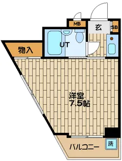 ビブレ佐々木【3階】の間取り