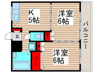 クレメゾン西船【2階】の間取り