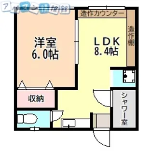 コーポ泉【1階】の間取り