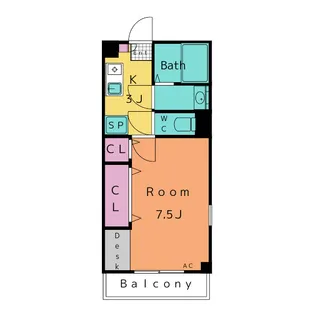 グランスコーレ【1階】の間取り
