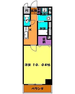 クオーレ旗の台【7階】の間取り