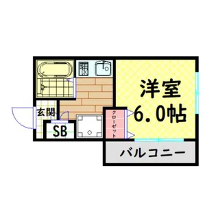 セレッソコート大阪城前【4階】の間取り