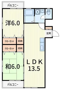 メゾンドール【1階】の間取り