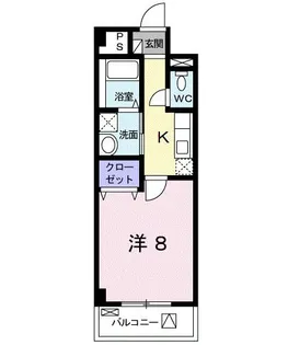 ジェン・ルー【3階】の間取り