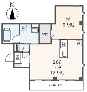 ダイワフラットIII【2階】の間取り