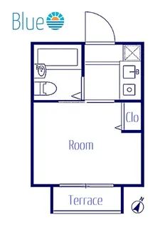 GAヒルズ日吉A【1階】の間取り