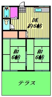 永瀬ハイツ【1階】の間取り