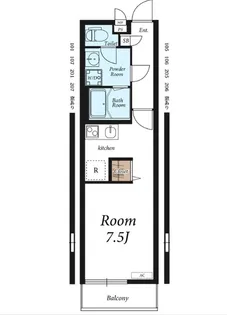 リブリ・加倉【1階】の間取り