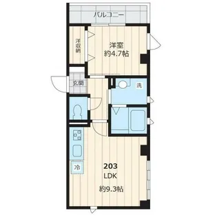 メゾンパルク(メゾンパルク)【2階】の間取り