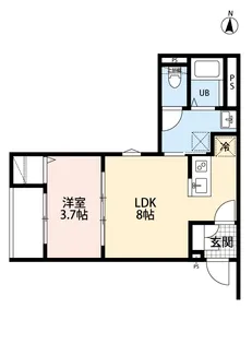 千葉県市川市大野町2【アパート】の間取り