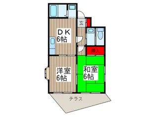シティパル【1階】の間取り