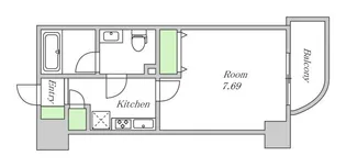 大阪府大阪市北区豊崎5【マンション】の間取り