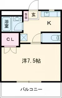 サニーパレス横田【3階】の間取り