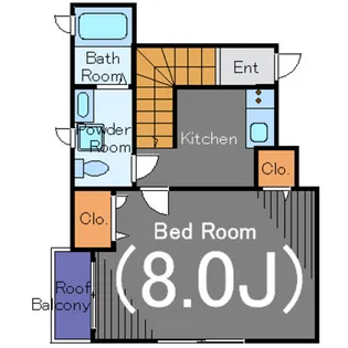 フレックス駒場【2階】の間取り