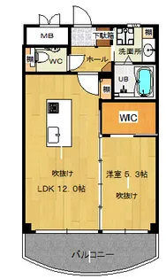 ルナ・ピエーナ【5階】の間取り