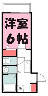 埼玉県越谷市北越谷5【アパート】の間取り