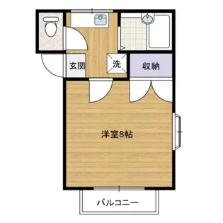 ウイスタリア宮下D棟【1階】の間取り