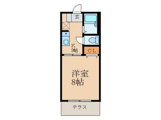 福岡県北九州市小倉南区北方2【アパート】の間取り