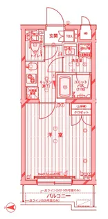 ルーブル武蔵中原弐番館【5階】の間取り