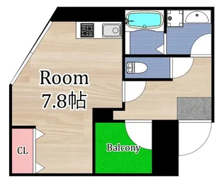 アリビオ都島【3階】の間取り