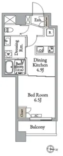 東京都足立区中川4【マンション】の間取り